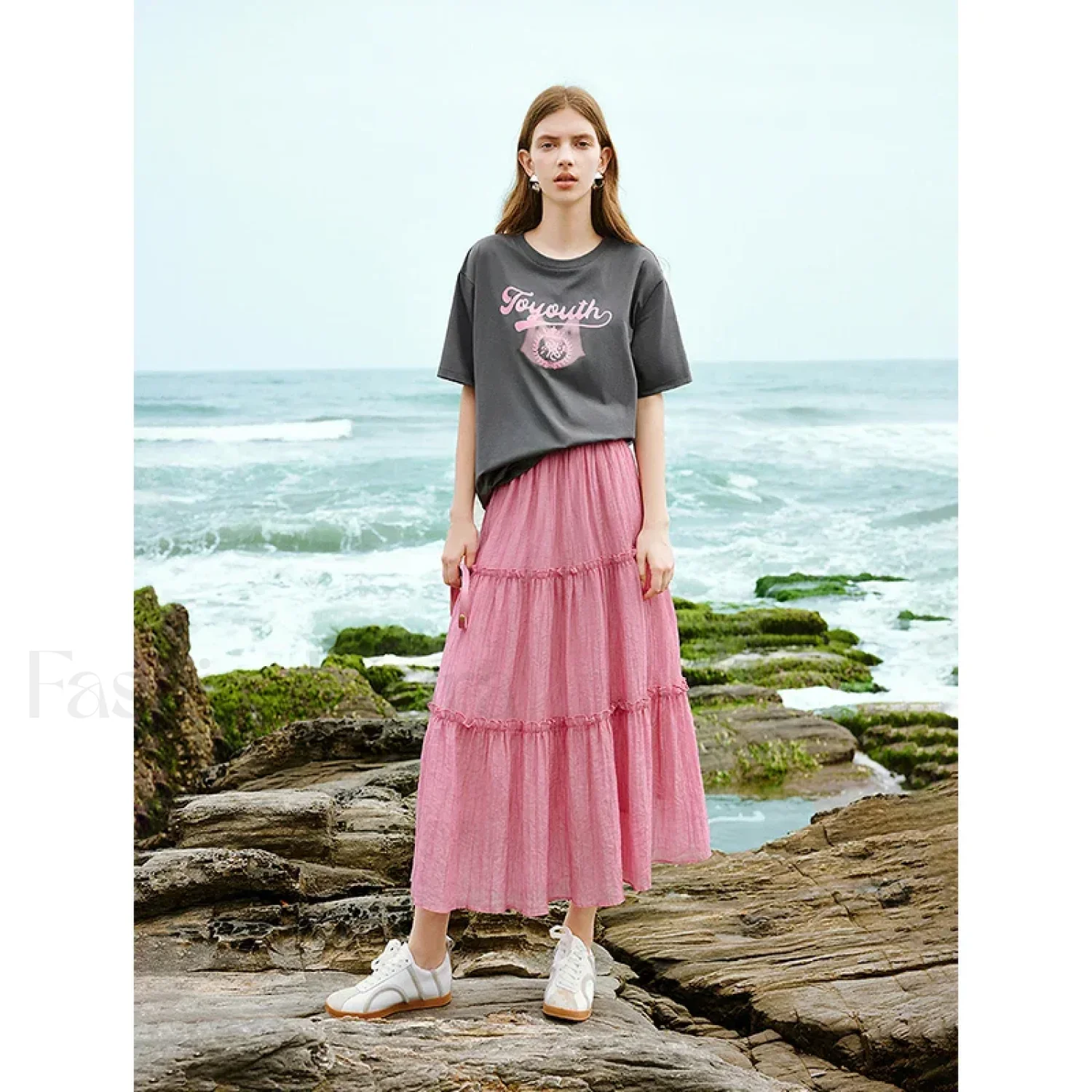 Art Print Loose Antibacterial T-Shirt - Image 3