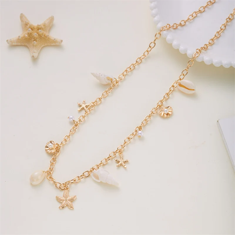 Boho Starfish Shell Beach Waist Chain - Image 6