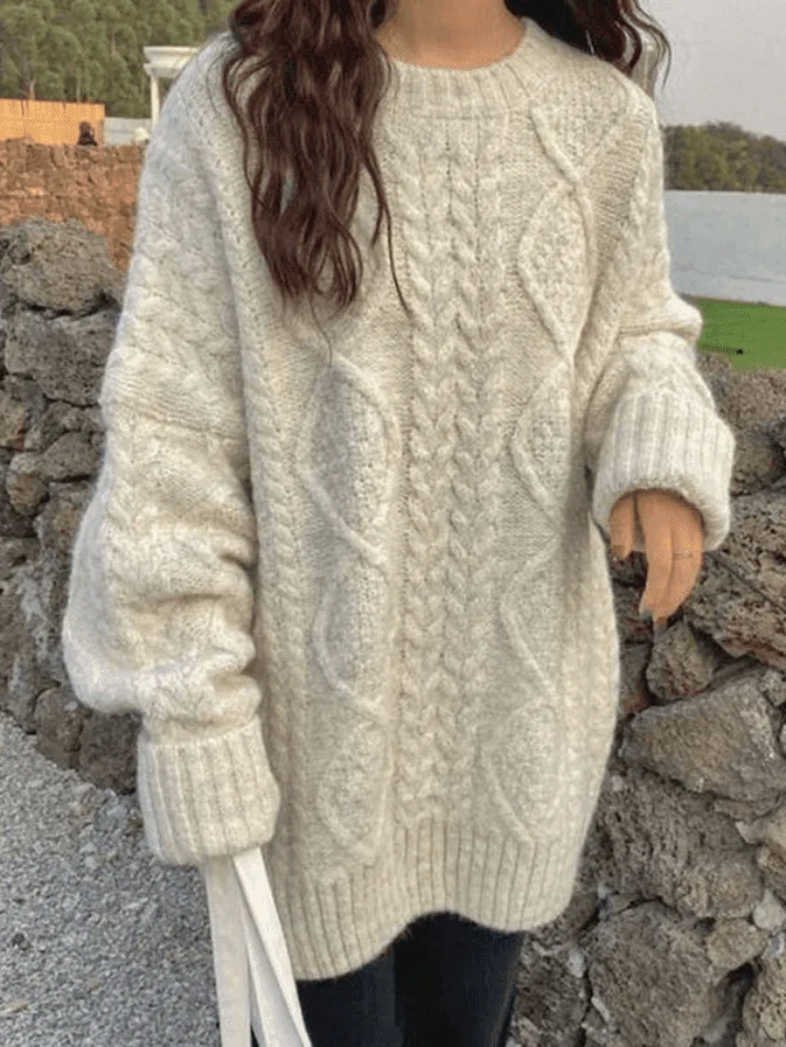 Cable Knit Jumper Sweater - Image 14