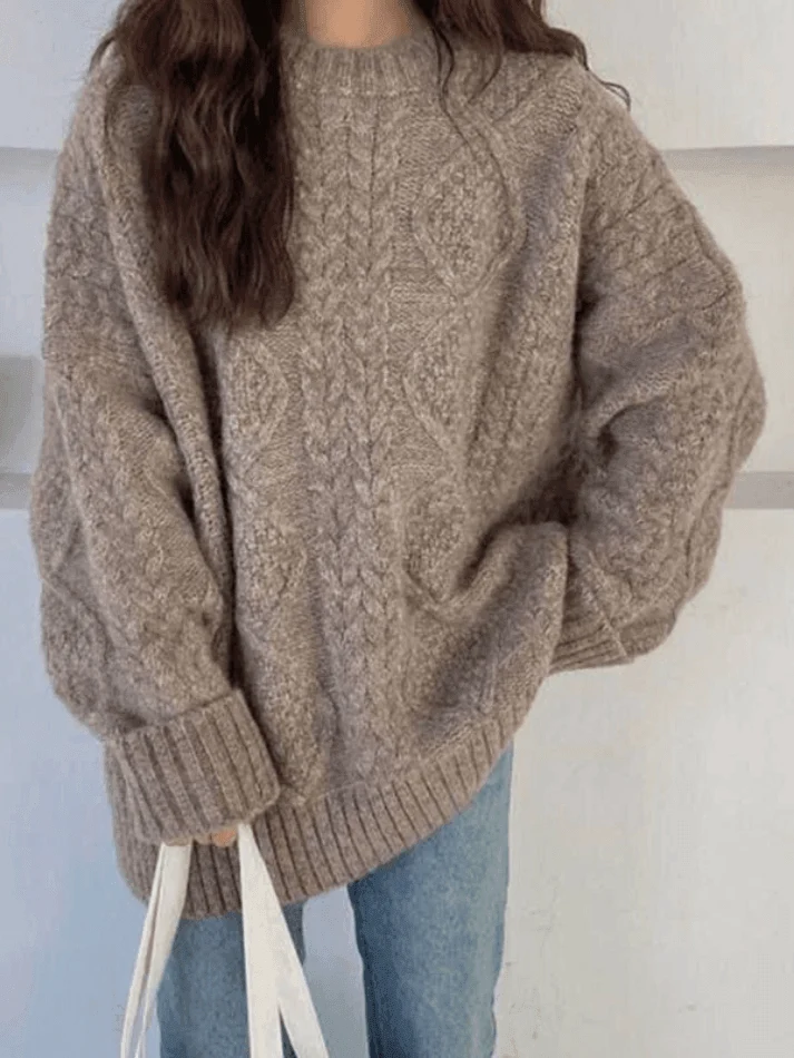 Cable Knit Jumper Sweater - Image 4
