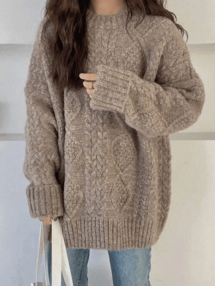 Cable Knit Jumper Sweater - Image 5