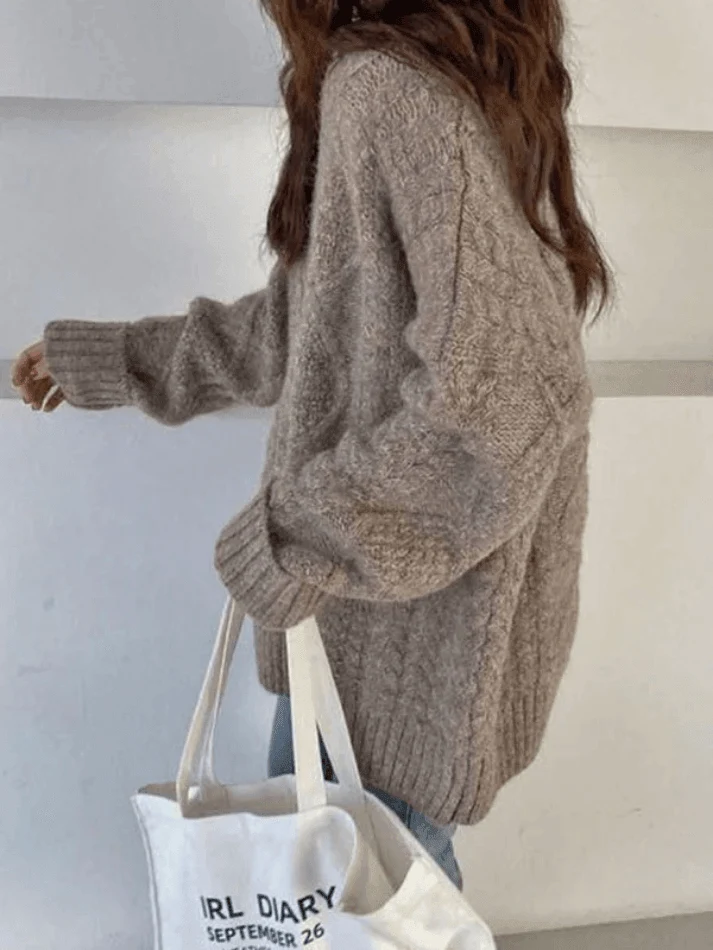 Cable Knit Jumper Sweater - Image 9