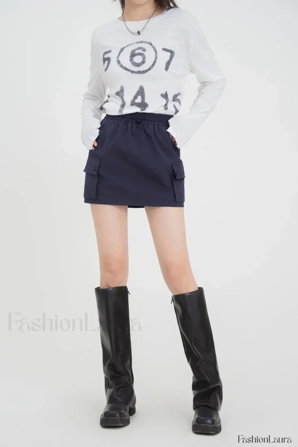 Cargo Toggle Waist Skirt - Image 5