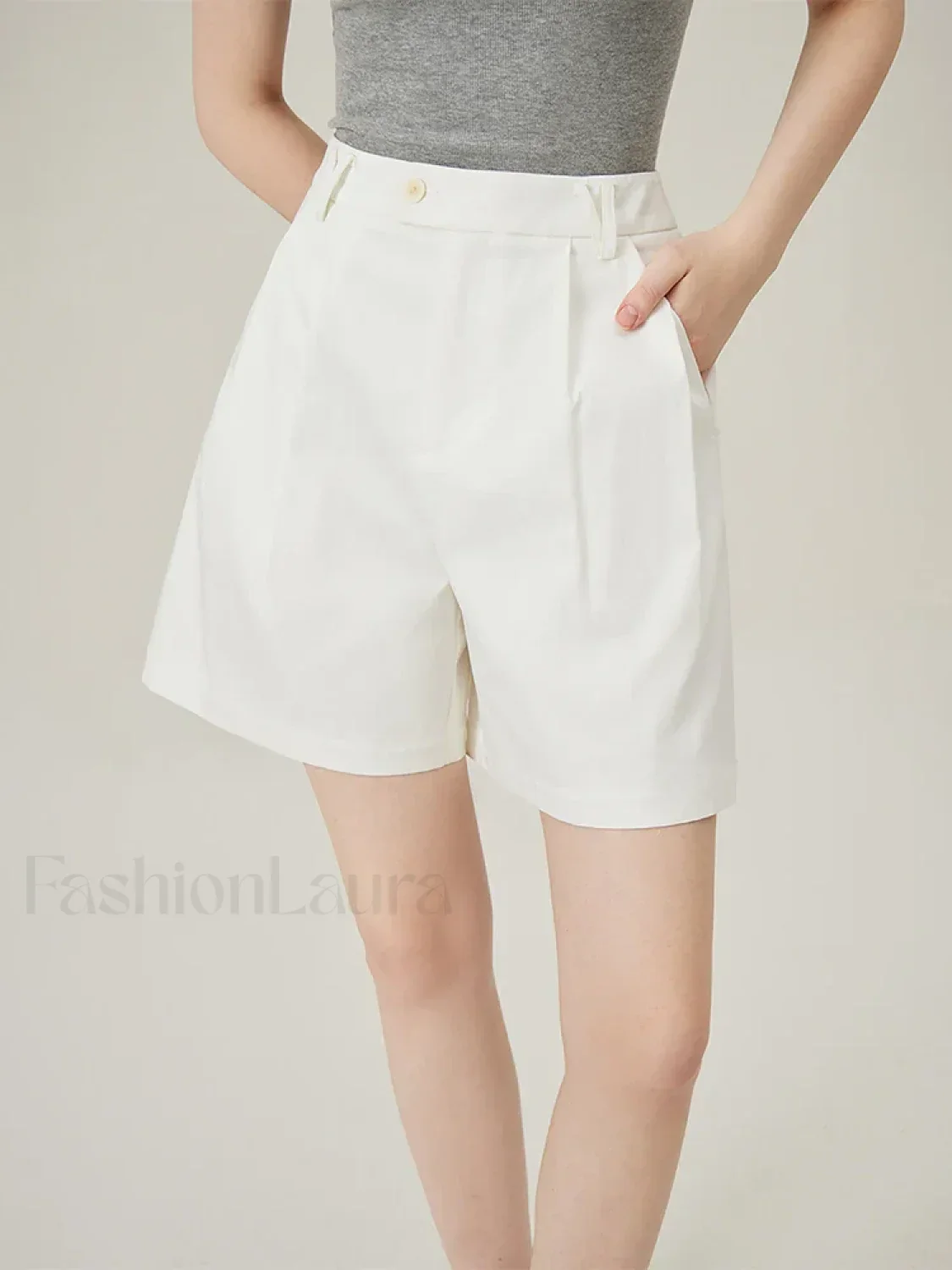 Casual Versatile High Waist Slim Fit Classic Women’s Short - Image 2