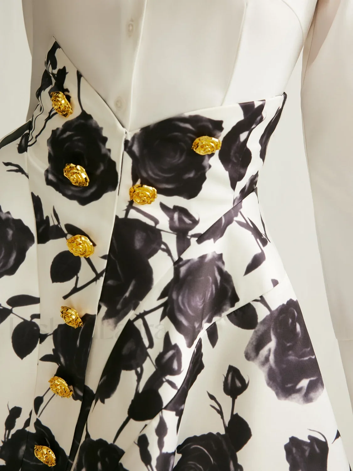 Floral Print Button-Detail Skirt - Image 12