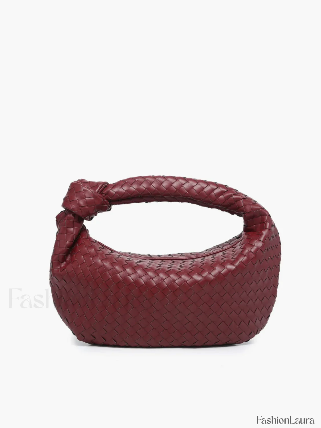 Croissant Knotted Braided Shoulder Bag - Image 14