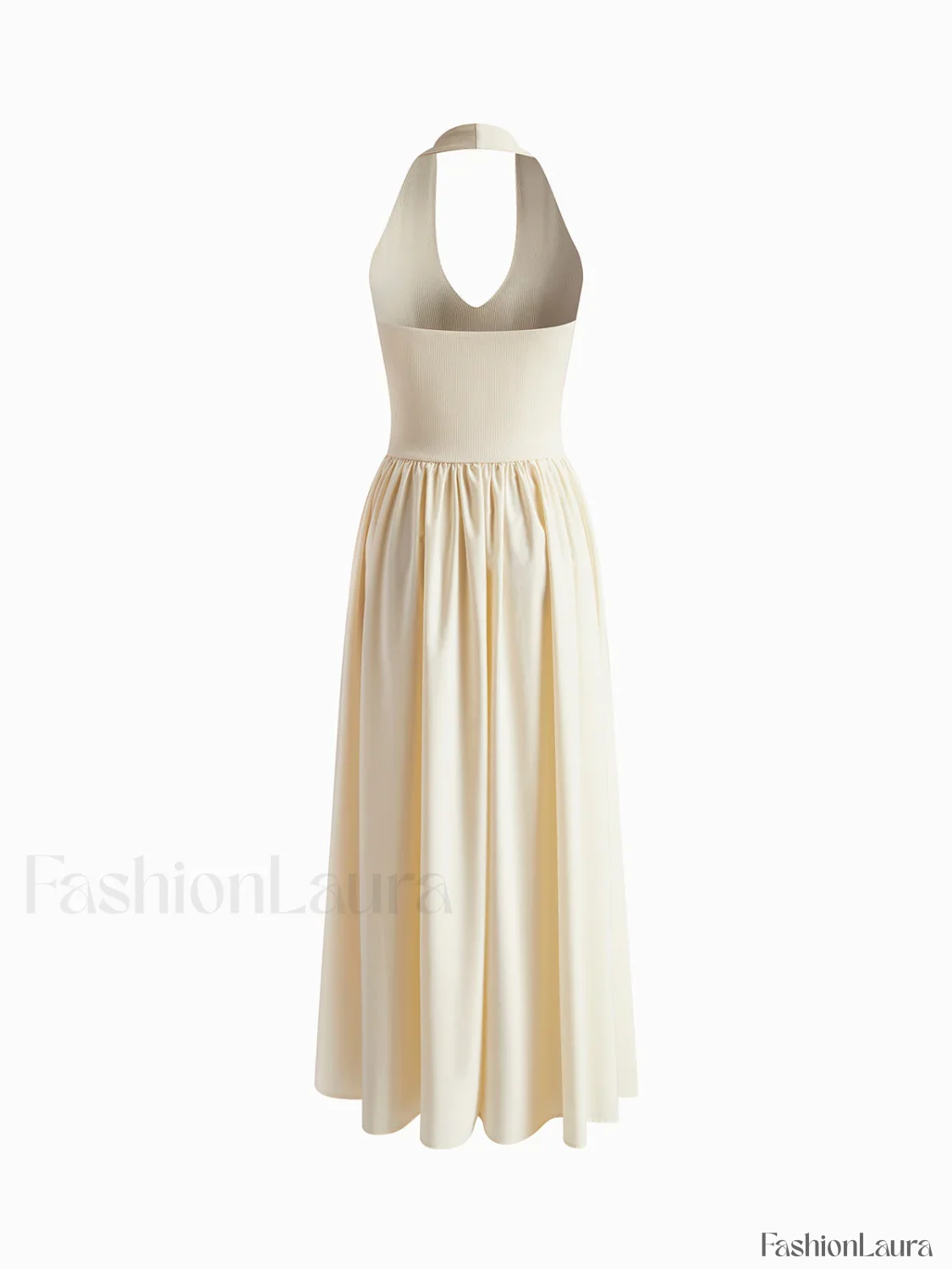 Halter Backless Pockets Dress - Image 29