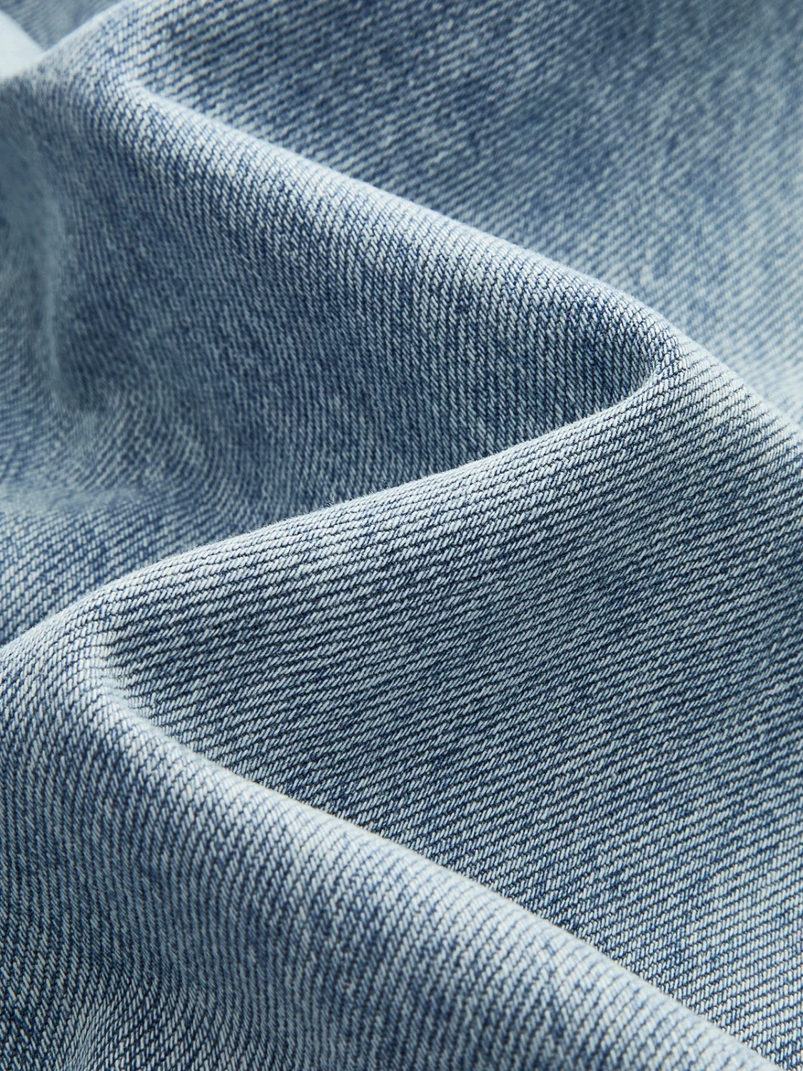 Asymmetric Waist Wide-Leg Jeans - Image 8
