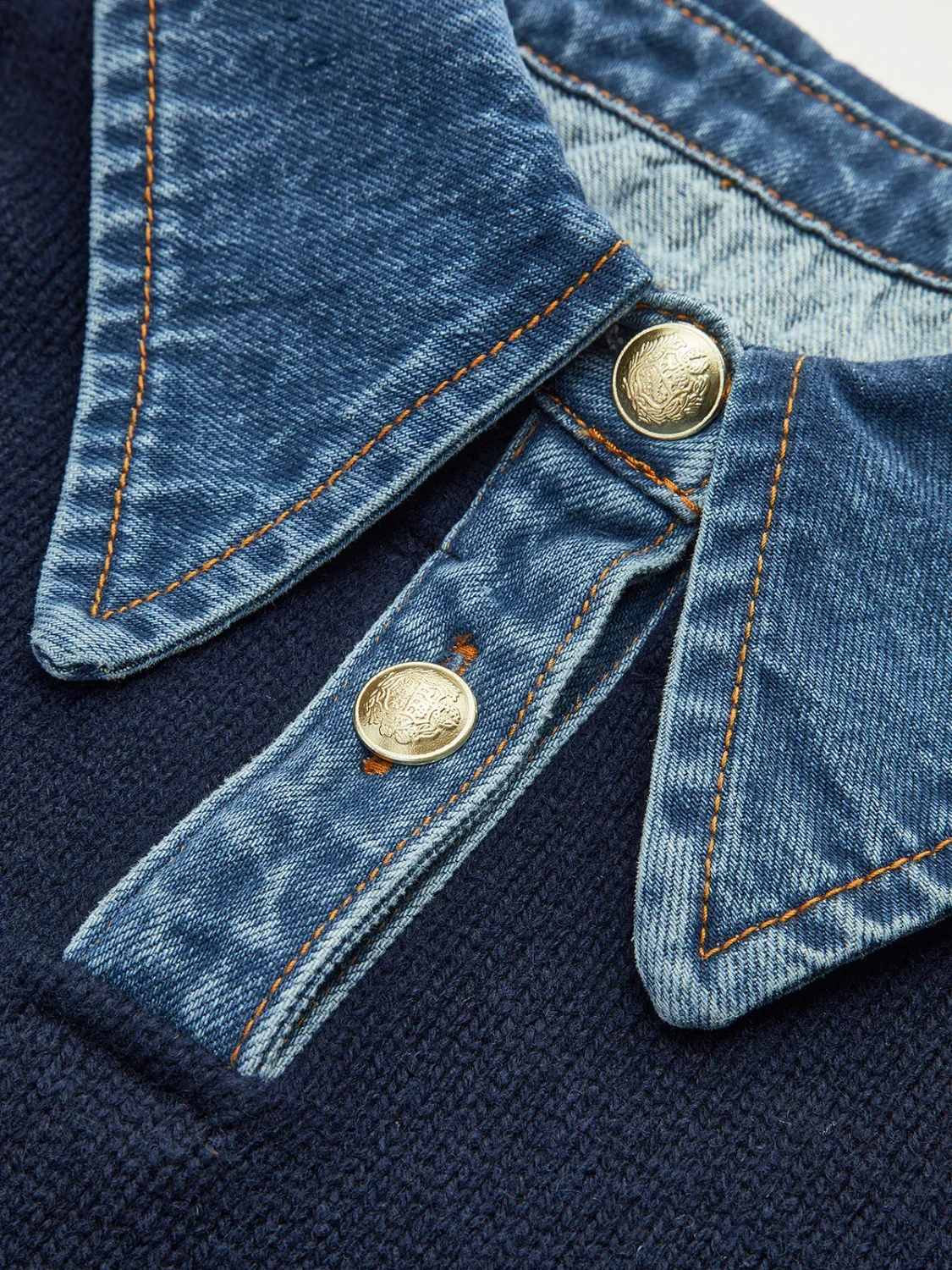 2 in 1 Panel Lapel Sweater - Image 13