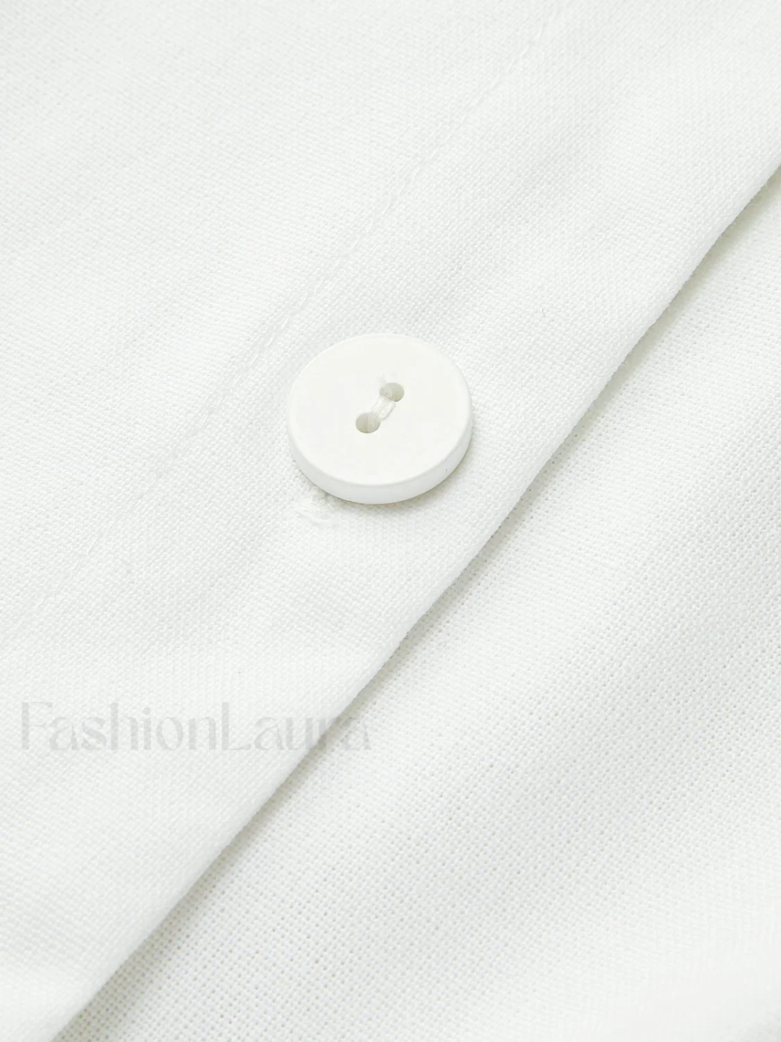 Linen Blends Button Up Tank Top - Image 8