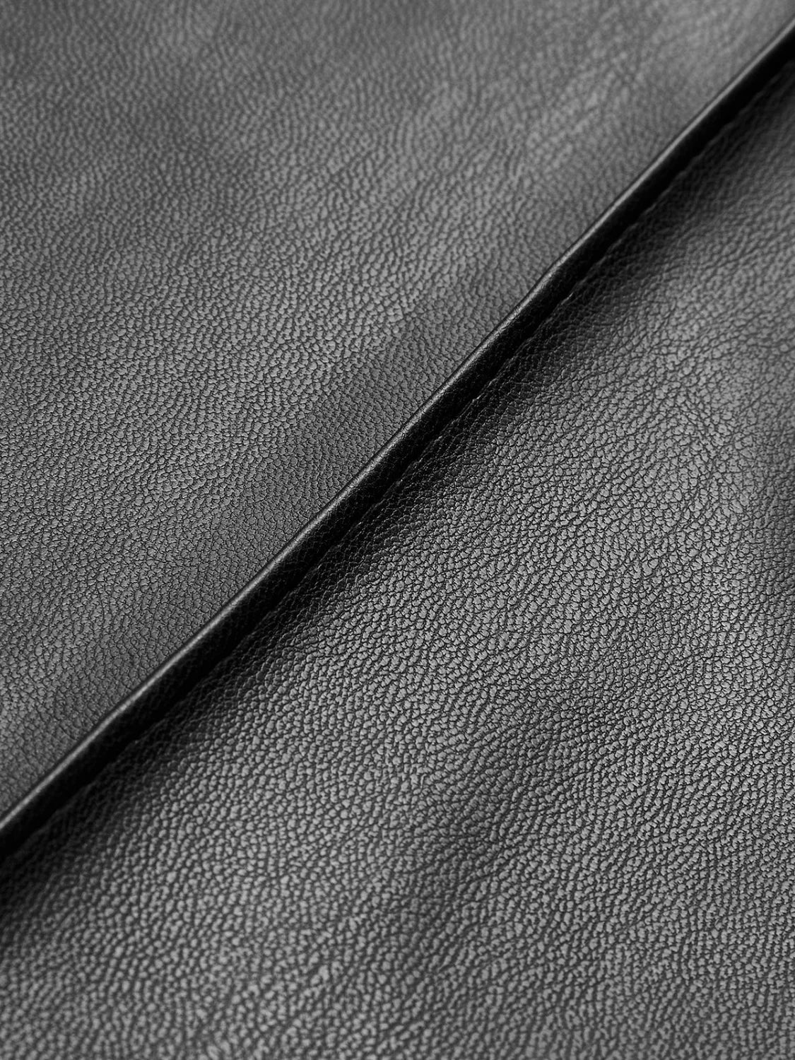 High Waist Faux Leather Pants - Image 9
