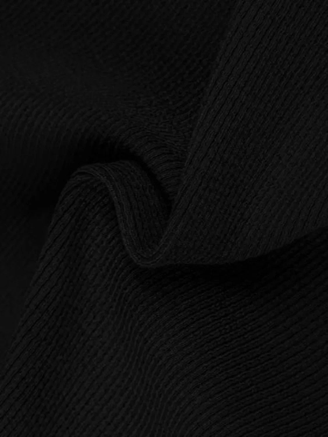 Square Neck Contrast Trim Long Sleeve Knit Shirt - Image 10