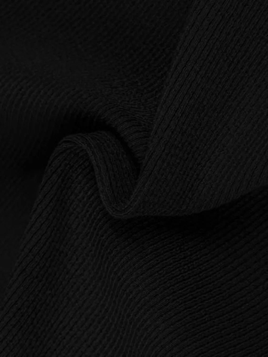 Square Neck Contrast Trim Long Sleeve Knit Shirt - Image 15