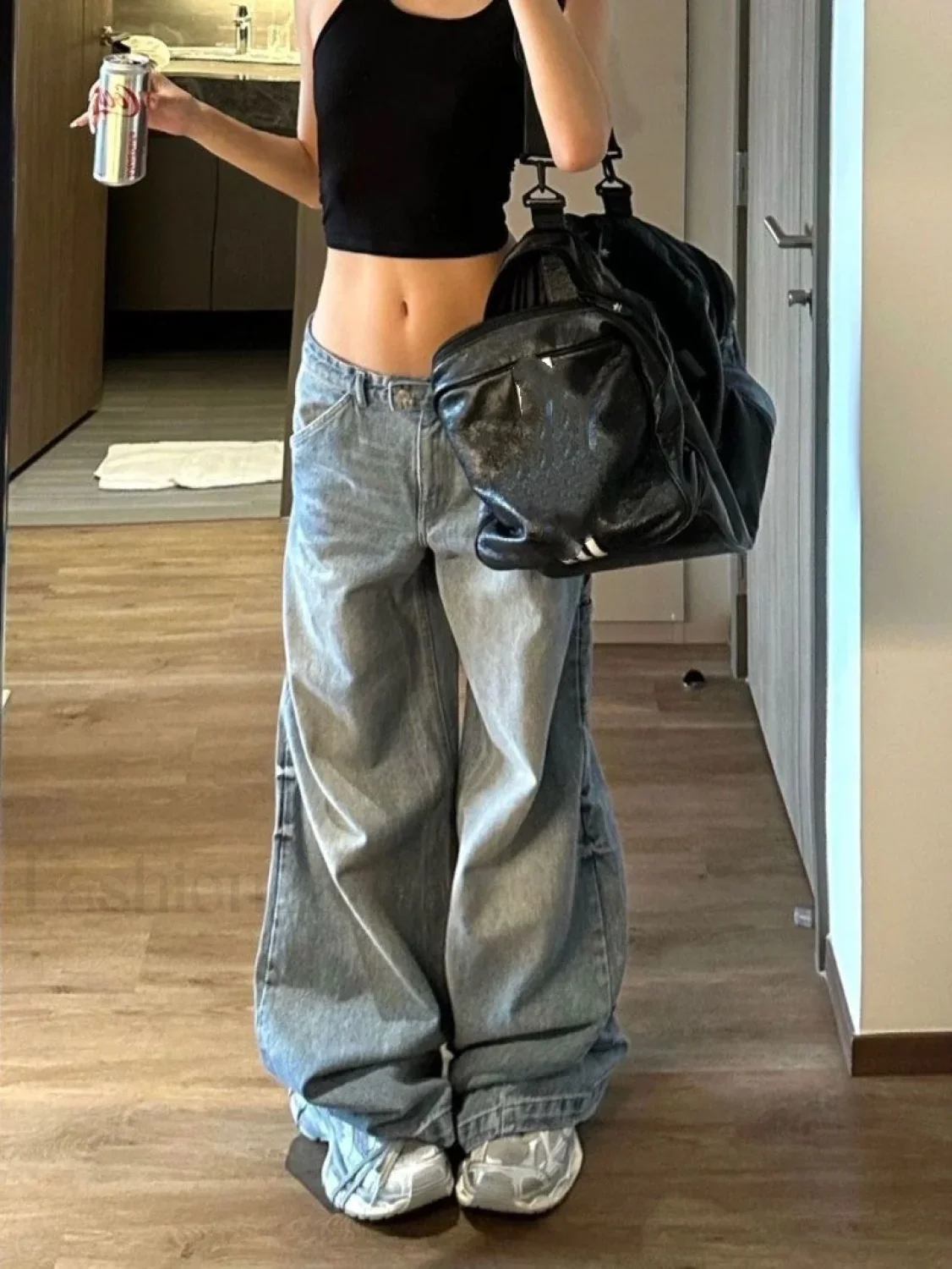 Vintage Straight Graceful Loose Boyfriend Jeans - Image 7