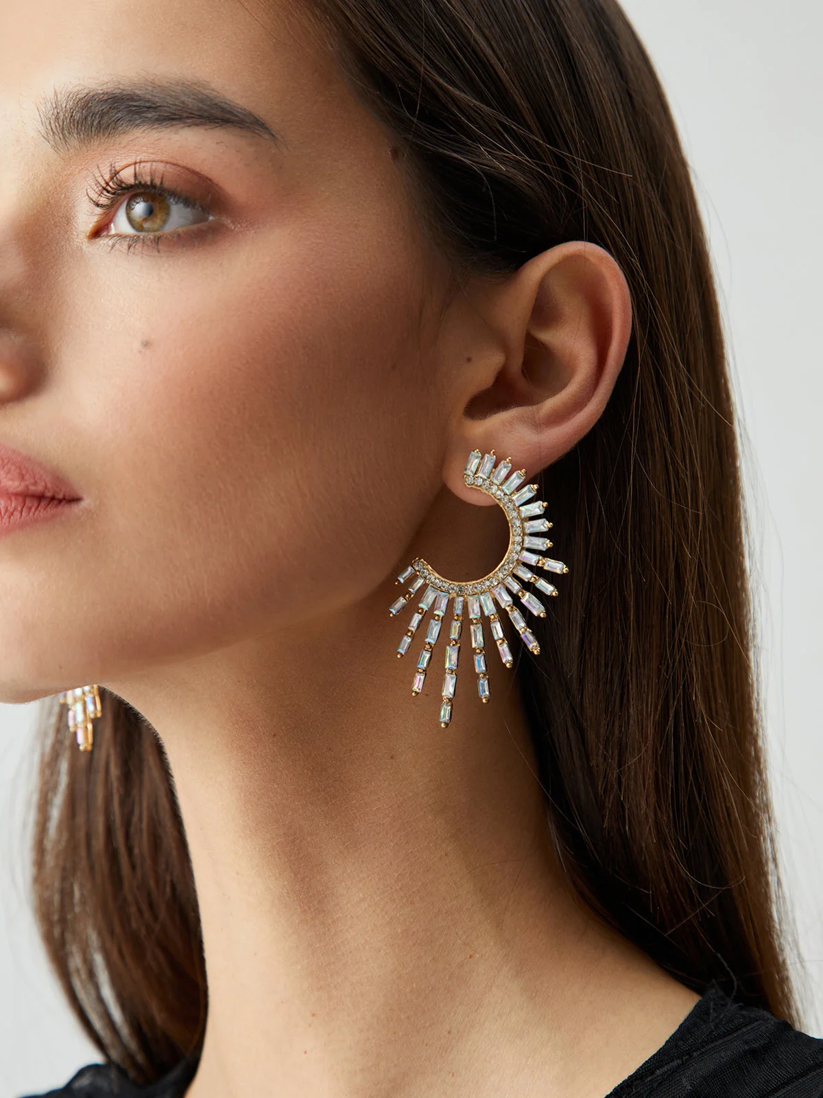 Rhinestones Charming Sunshine Earrings - Image 12