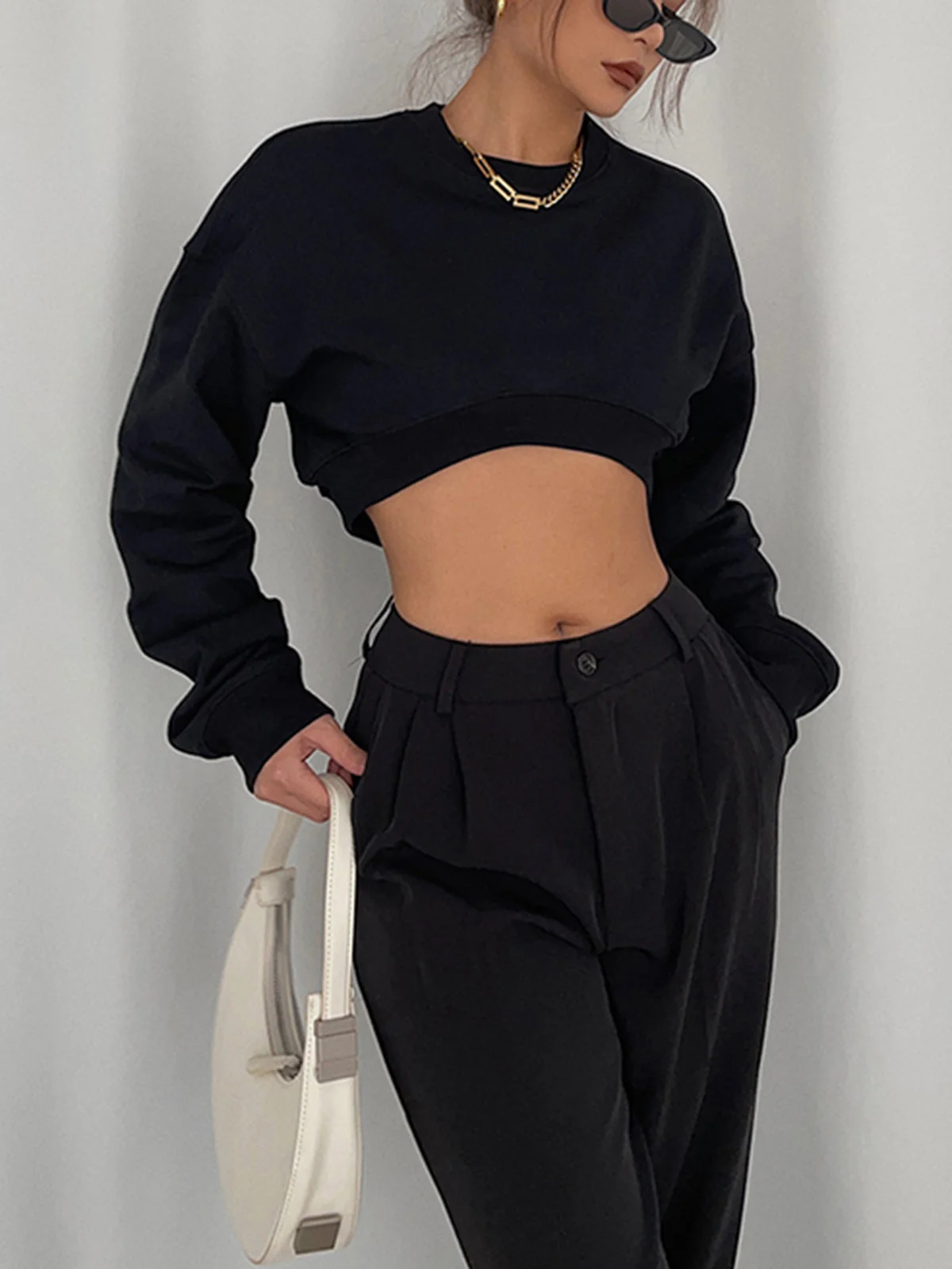 Coffee Run Graceful Crop Sweatshirt - Image 12