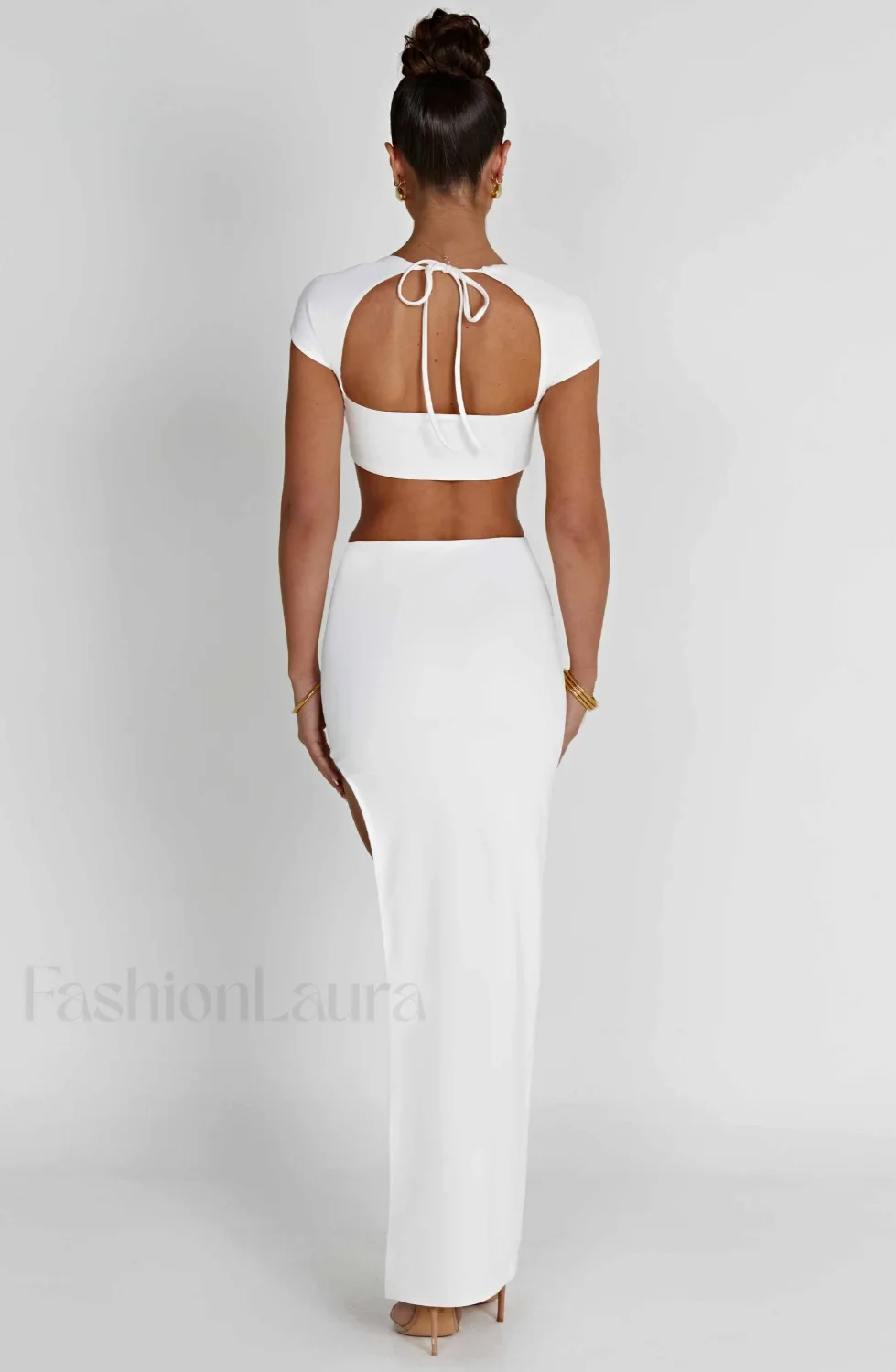 Adorn Maxi Graceful Skirt - Ivory - Image 27