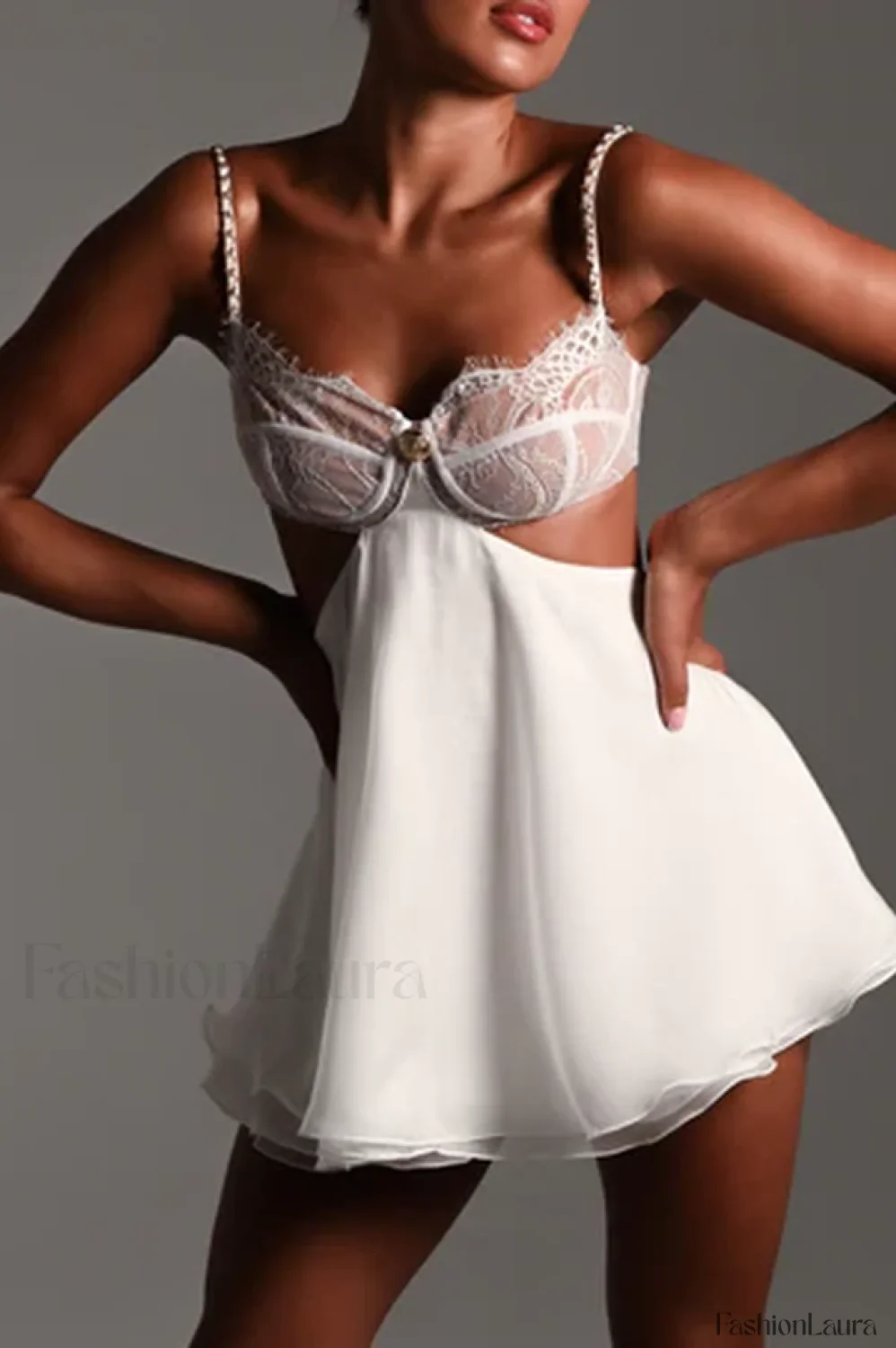 Frenchie Elegant Mini Dress - Image 32