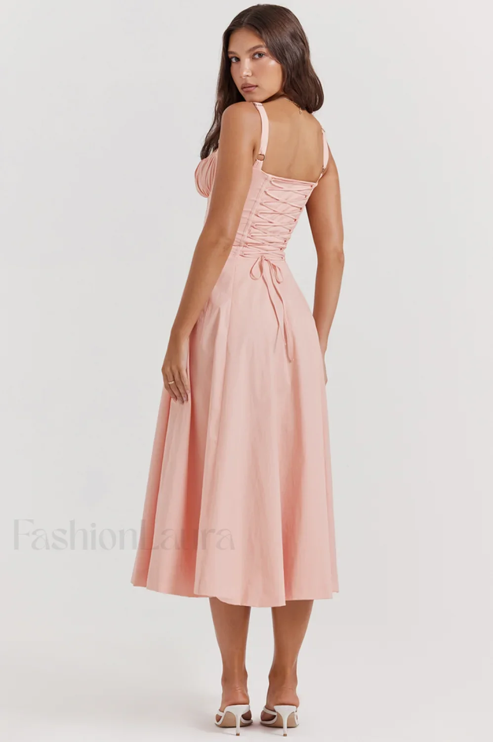 Carmen Pink Stylish Tunic Sundress - Image 23