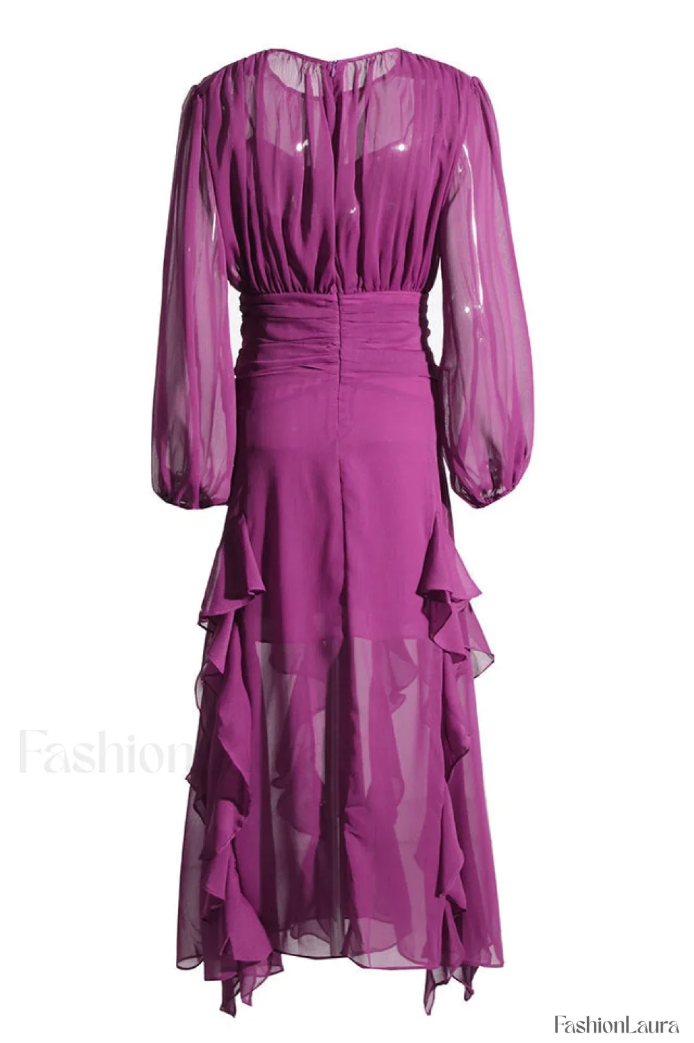 Leonie Ballon Stylish Sleeve Maxi Dress - Image 10