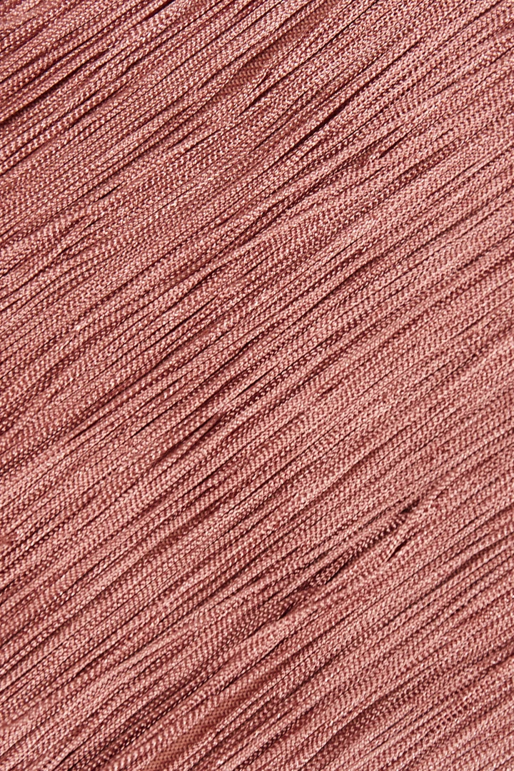 Fringe Halter High Slit Maxi Dress - Image 16