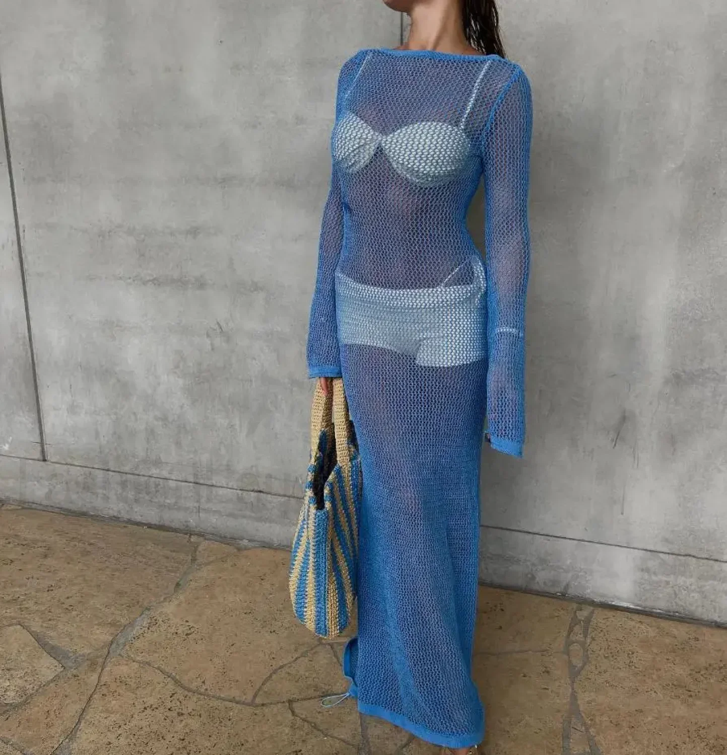 High-Quality Backless Long Cover Up - Image 9