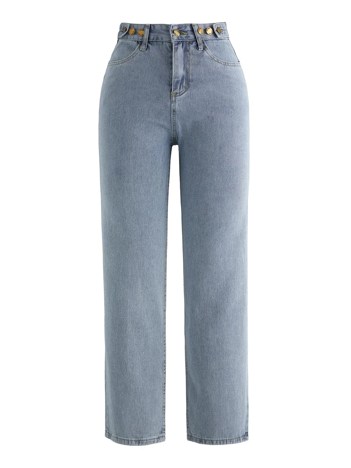 High Waist Baggy Boyfriend Jeans - Image 10