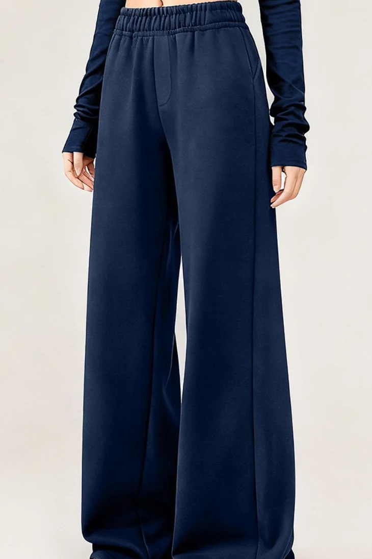 High Waist Narrow Leg Knit Pants - Image 6