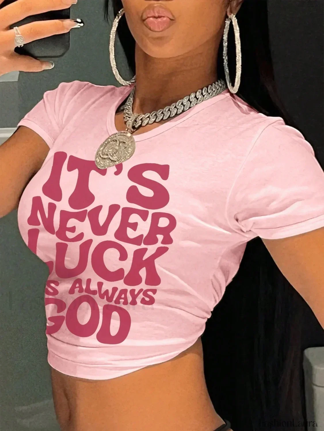 It's Never Luck Breathable Snugged T-Shirt - Image 19