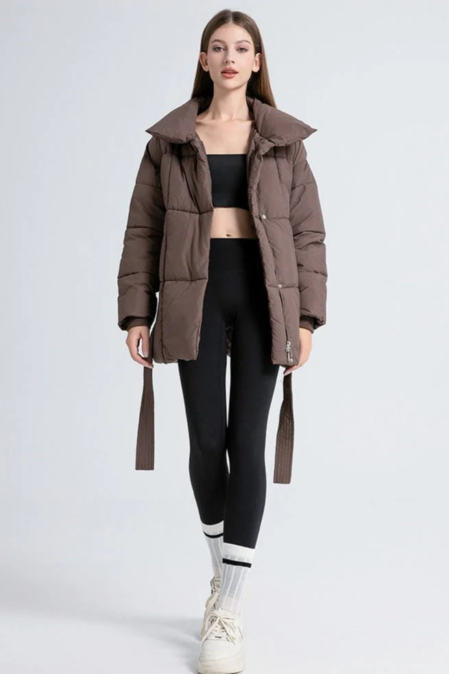 Longline Design Puffer Jacket - Image 3