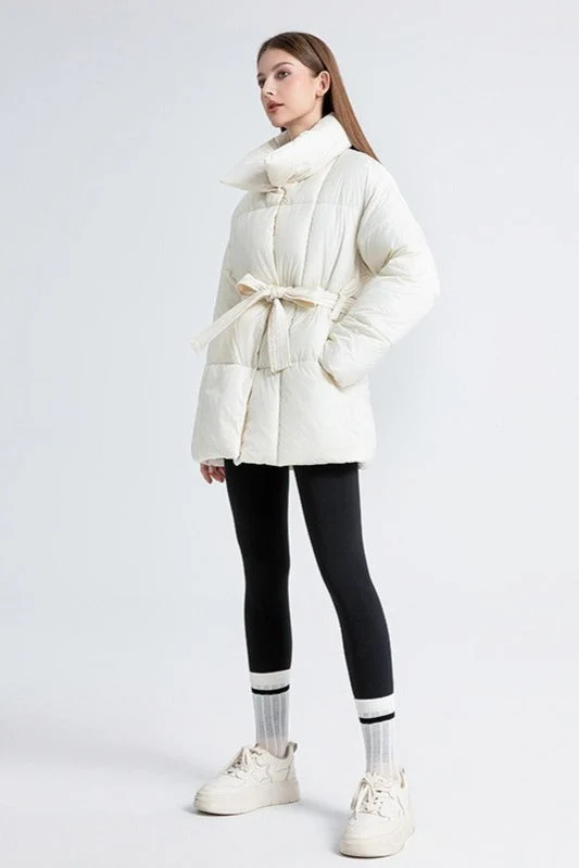 Longline Design Puffer Jacket - Image 7