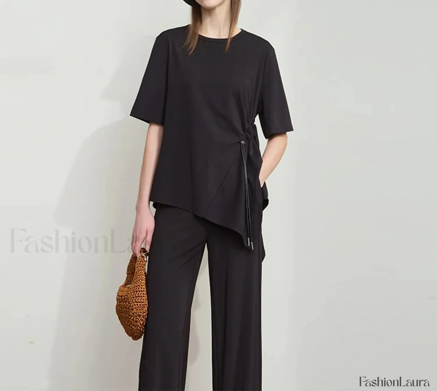Loose Round Neck Summer T-Shirt - Image 7