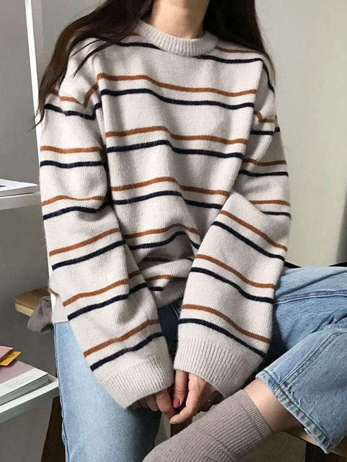 New Student Striped Sweater - Image 4