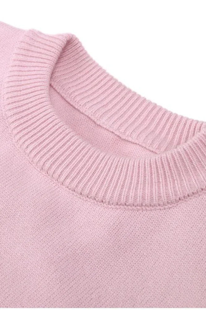 Oversized Long Sleeve Pullover Sweater - Image 8