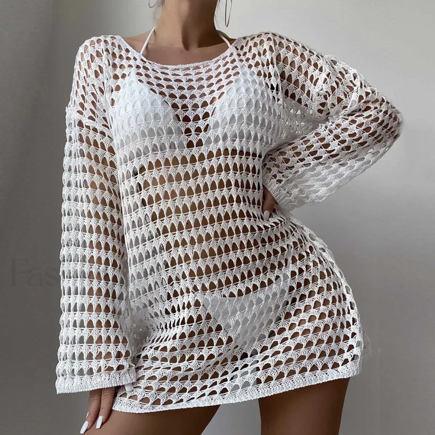 Plus Size Sun Protection Cover Up - Image 6