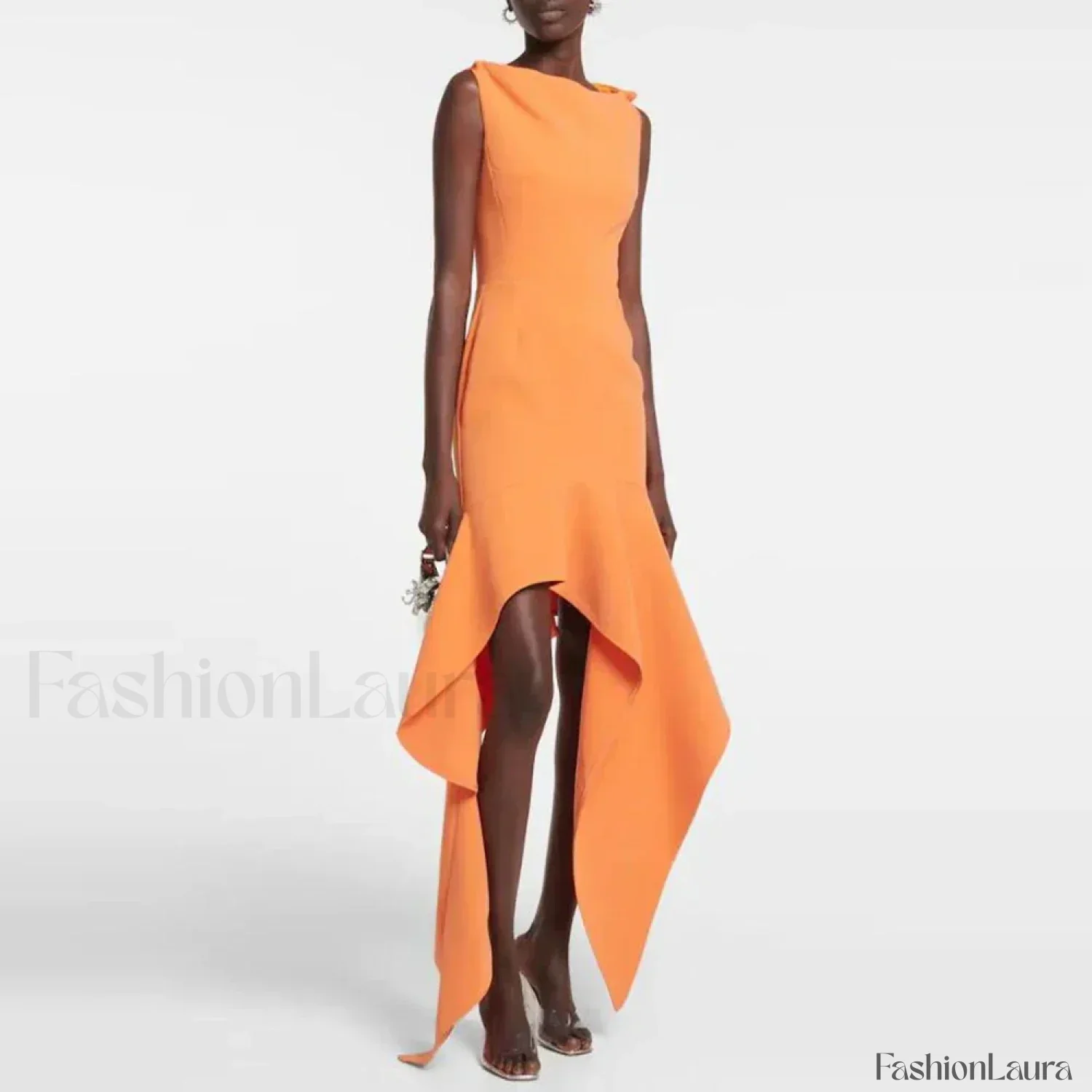 Ripples Ruffle Patchwork Maxi Dress - Image 4