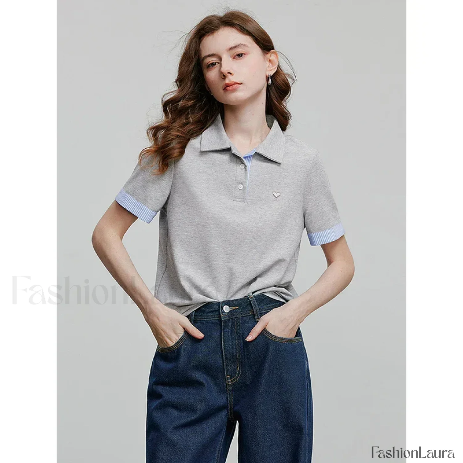 Short Sleeve Knitted Crew Neck T-Shirt - Image 6