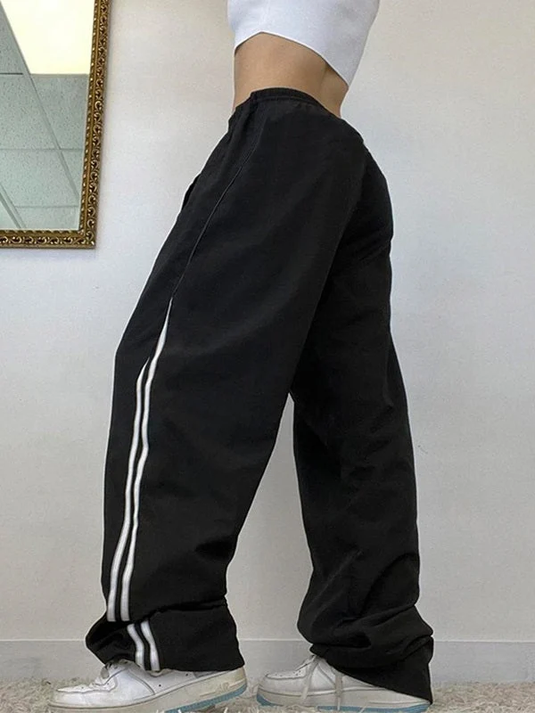 Side Stripe Wide Leg Pants - Image 8