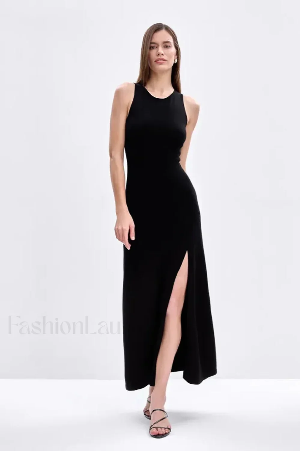 Sleeveless Split Bodycon Work Dress - Image 21