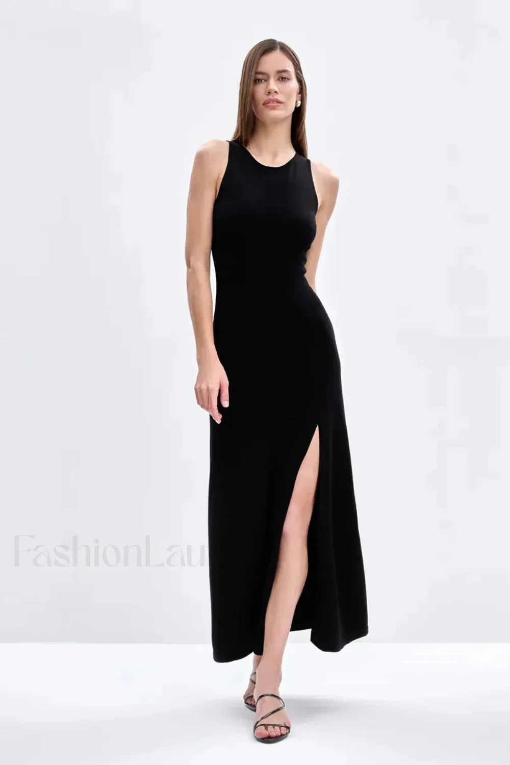 Sleeveless Split Bodycon Work Dress - Image 39