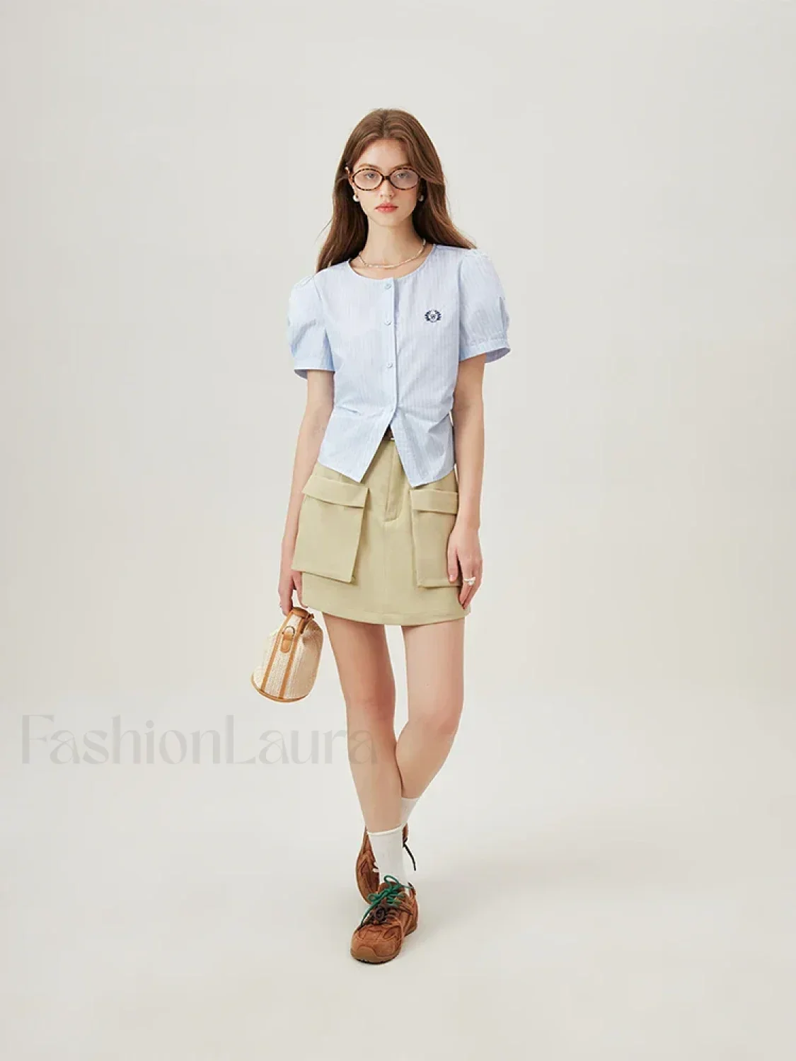 Striped Slim Short Sleeve Cotton T-Shirt - Image 2