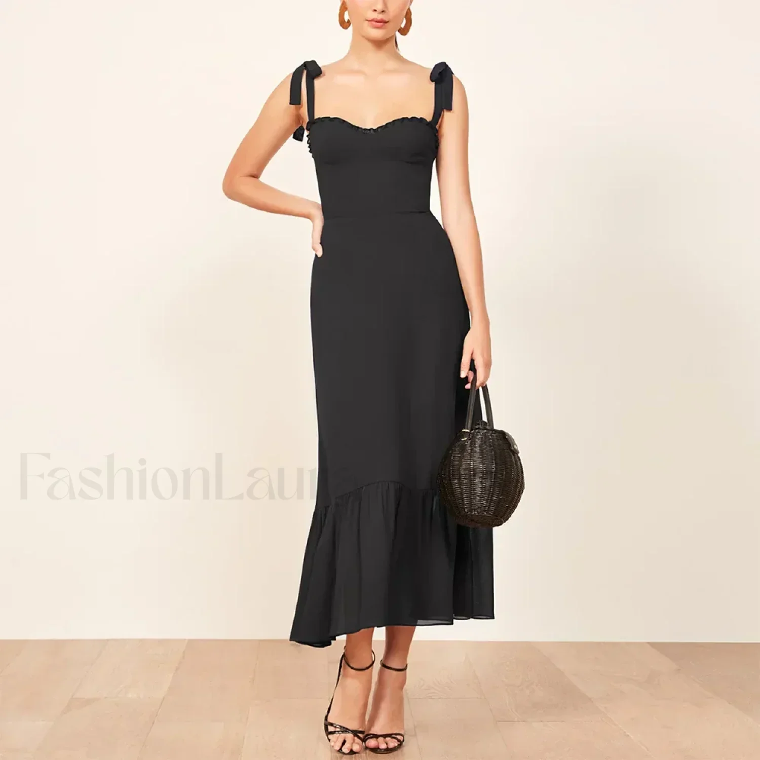 Sweetheart Tie-Strap Floral Dress - Image 37