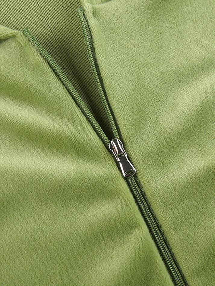 Velvet Zip Up Hoodie - Image 23