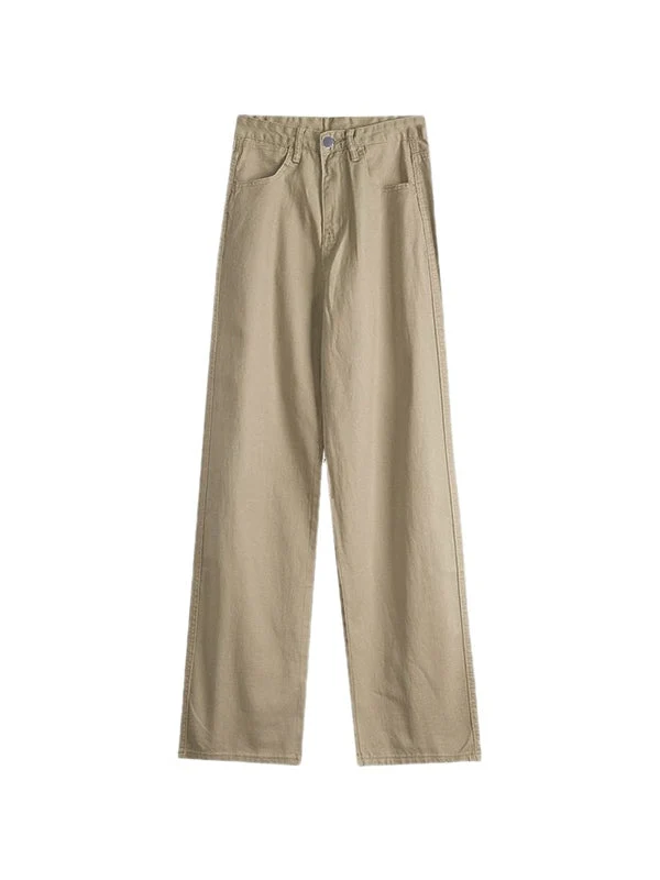 Vintage Khaki Straight Leg Boyfriend Jeans - Image 9