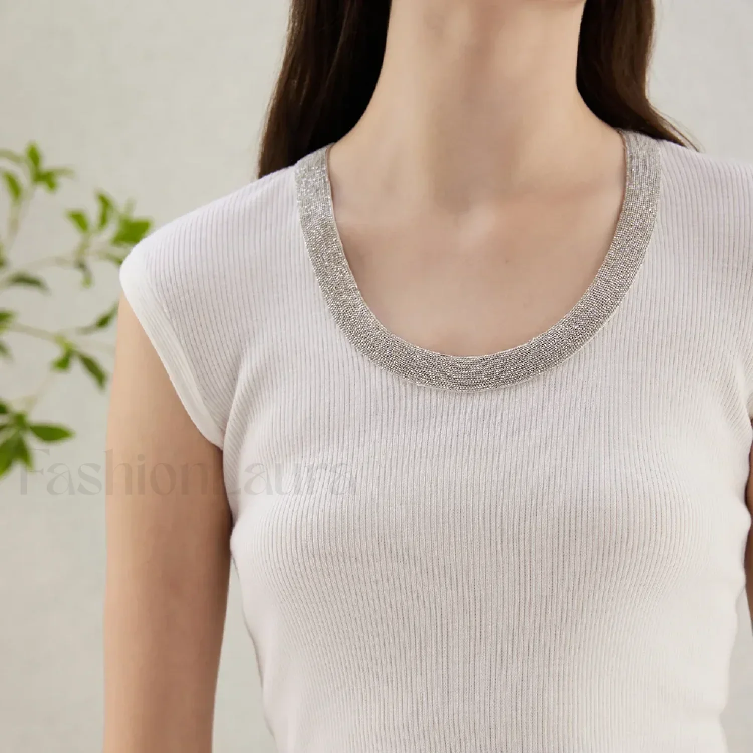 Wool Silk Vest Summer Cool T-Shirt - Image 3
